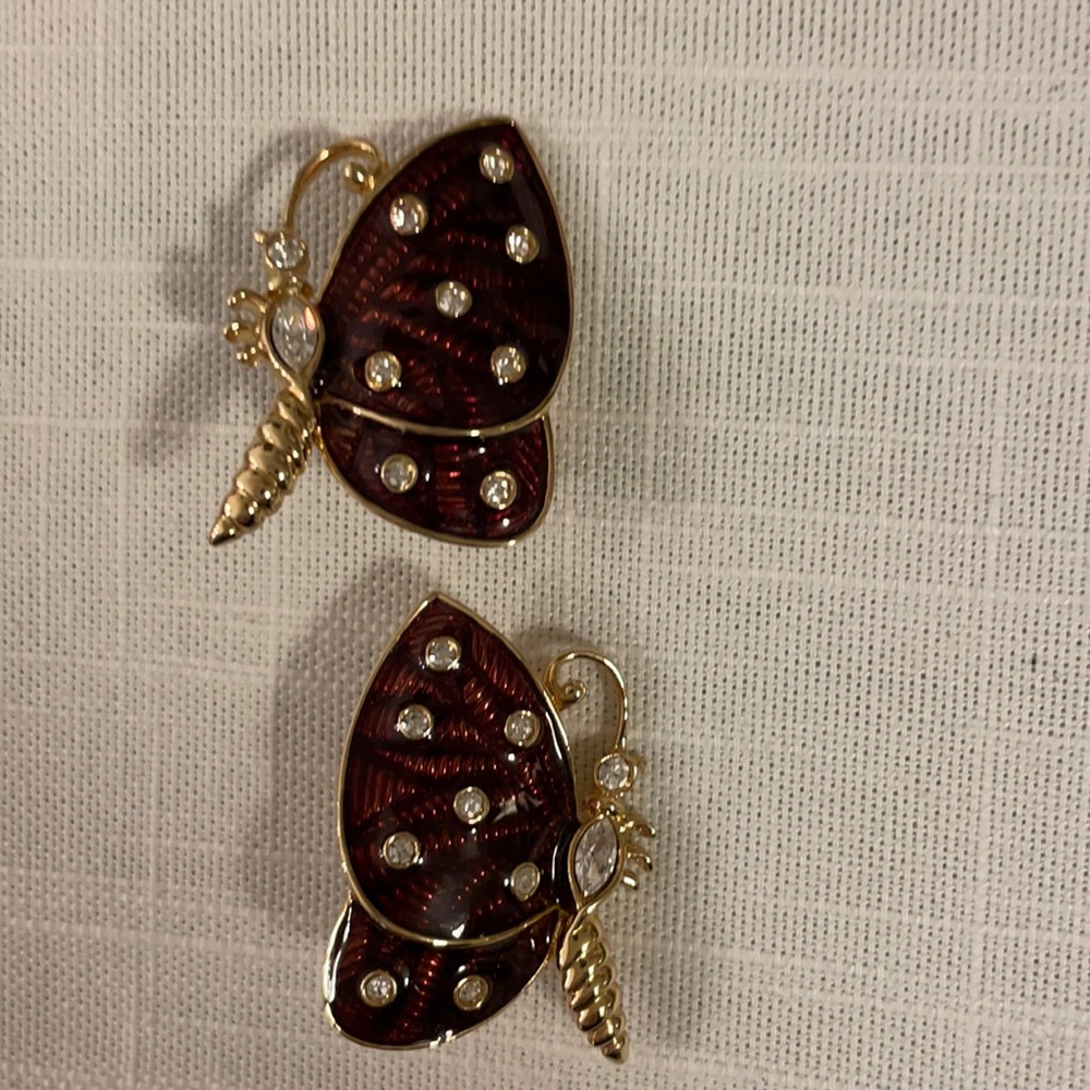 Vintage Judith Lieber earrings.